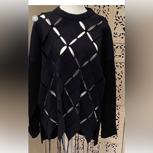 Proenza Schouler navy blue thick wool Knit Sweater - Picture 11 of 11